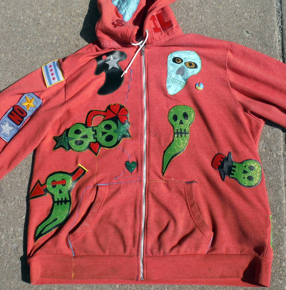 This is a jacket I'm still working on. It's got some good work